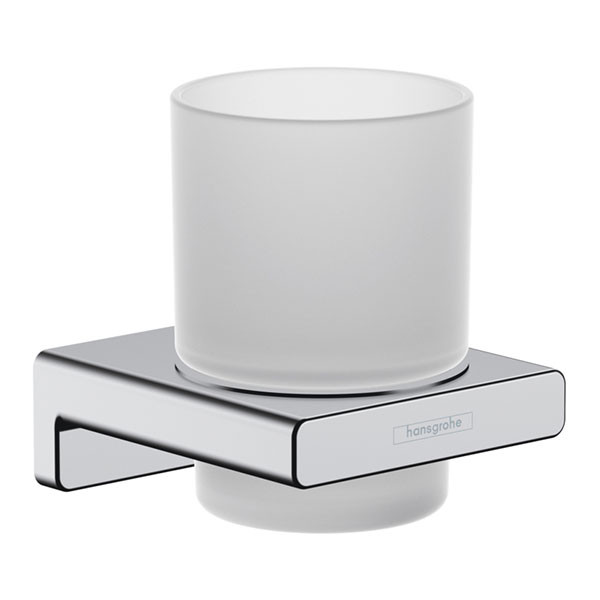Стакан для зубных щеток с держателем, хром Hansgrohe AddStoris 41749000