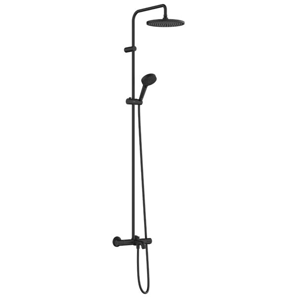 Душевая система с термостатом для ванны, черный Hansgrohe Vernis Blend 26899670