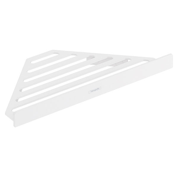 Полочка-корзинка, угловая, белая Hansgrohe AddStoris 41741700