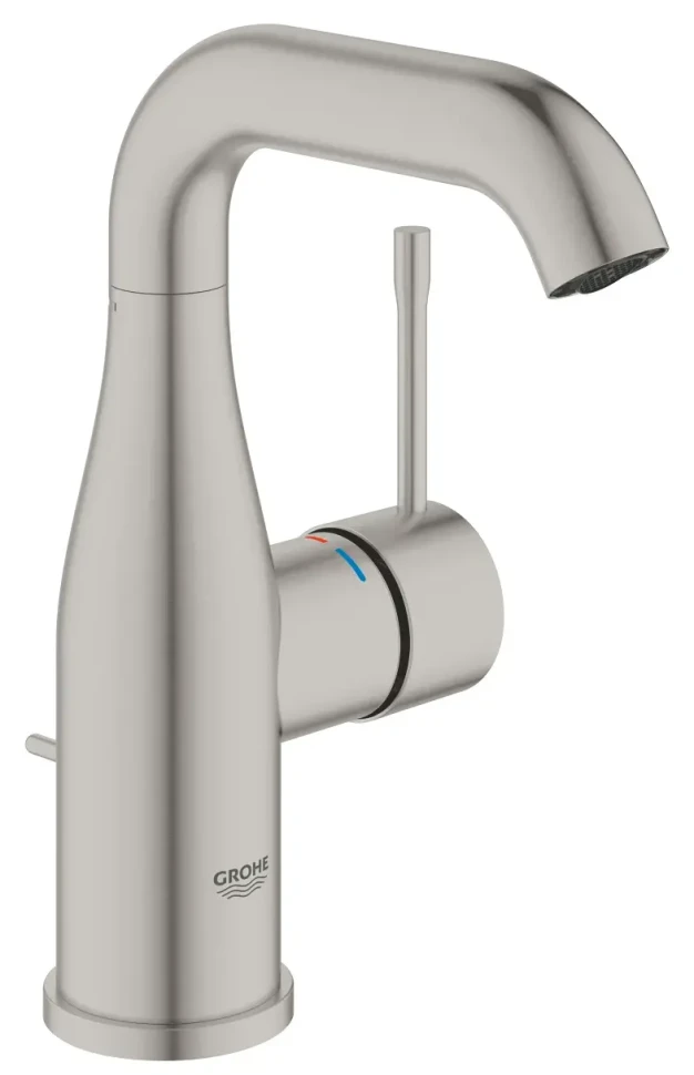 Смеситель для раковины, размер M, суперсталь Grohe Essence 24173DC1