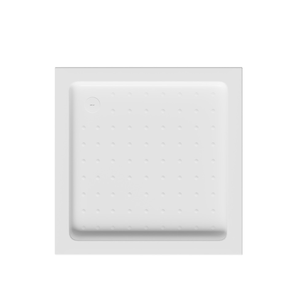 Душевой поддон ABBER AD3D100 100х100 квадратный, акриловый, белый