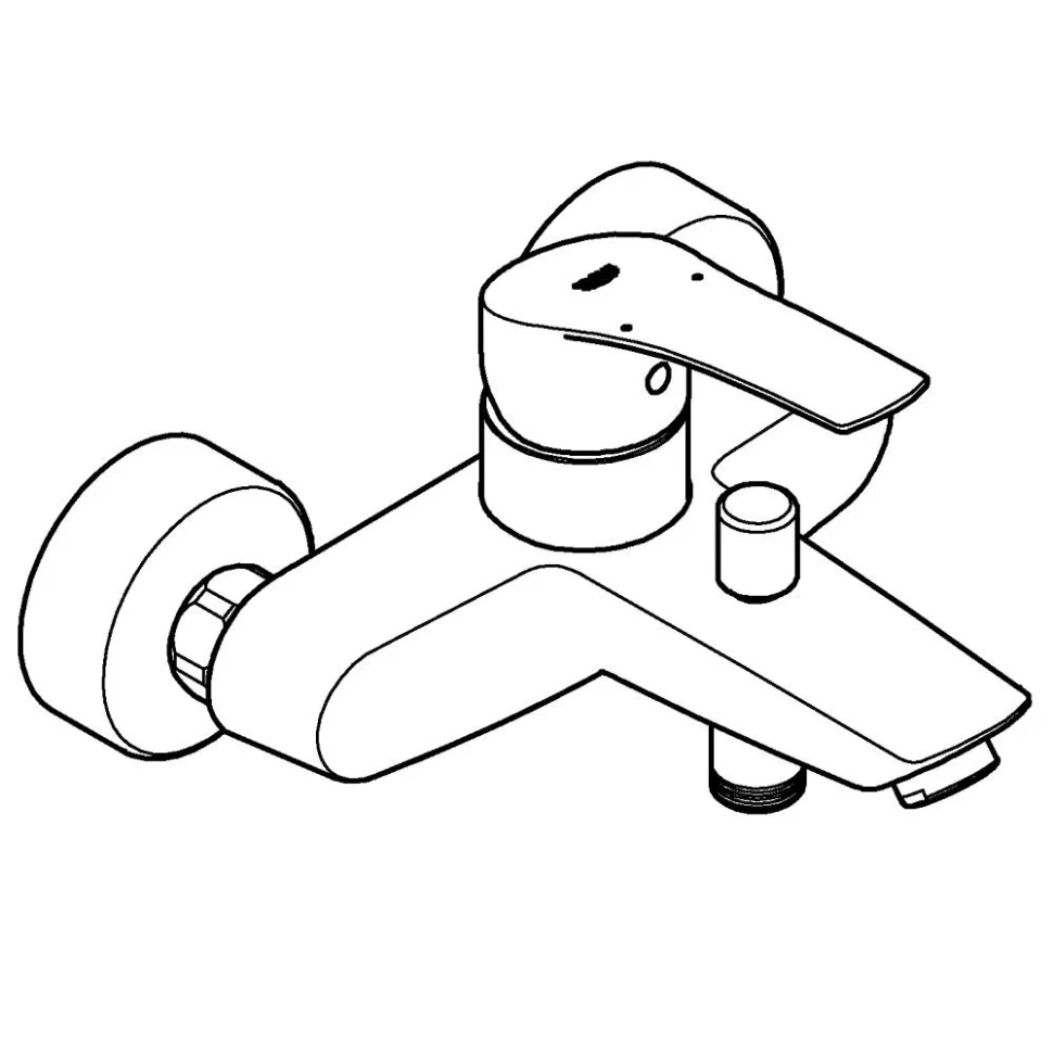 Смеситель для ванны с изливом GROHE EuroSmart New 33300003