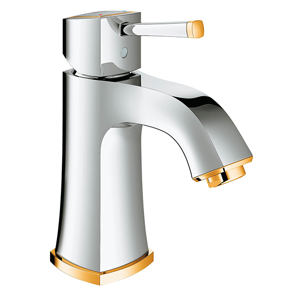 Смеситель для раковины, размер M, хром/золото Grohe Grandera 23310IG0
