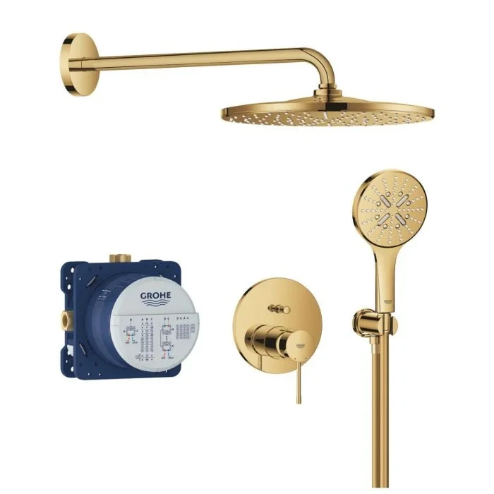 Душевая система встраиваемая, холодный рассвет глянцевый Grohe Essence 25287GL0