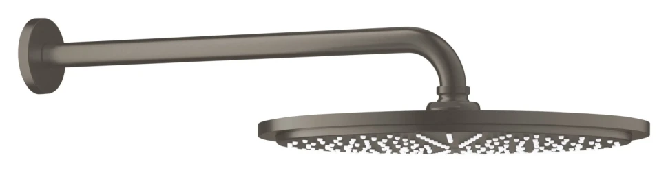 Верхний душ GROHE Rainshower с кронштейном, темный графит матовый (26066AL0)