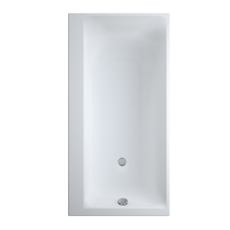 Ванна прямоуг.: SMART 160x80 с ножками, белый, левый Сорт1(P-WP-SMART*160-L)