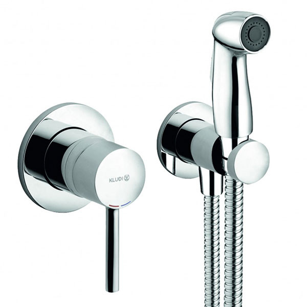 Гигиенический душ со смесителем, хром Kludi Bozz 389990576