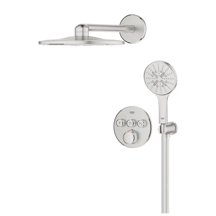 Душевая система встраиваемая, суперсталь Grohe Grohtherm SmartControl 310 34863DC0