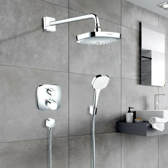 HG27294000 Croma Select E Душевая система скрытого монтажа с термостатом для душа Ecostat E