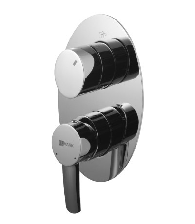 LM3228C Смеситель для ванны и душа встраиваемый с 3х-функц. дивертором, без аксессуаров (к/к 6)