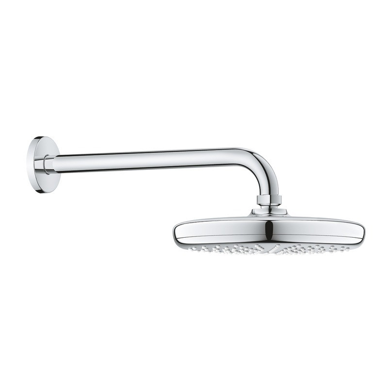 Верхний душ GROHE Tempesta 210 с душевым кронштейном 286 мм 26412000