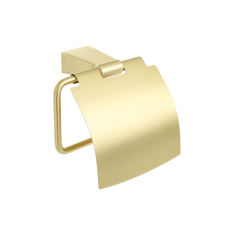 Бумагодержатель с крышкой Fixsen Trend Gold, FX-99010