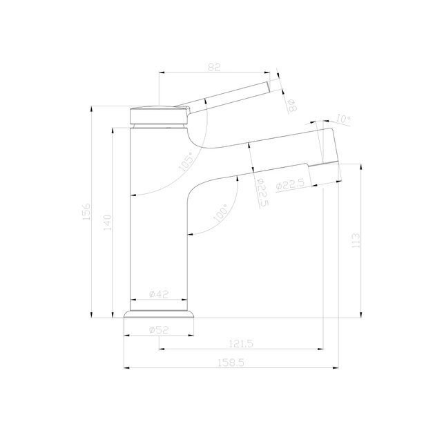 LM3806C Смеситель Lemark Minima для раковины