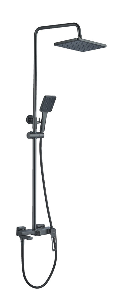 Стойка душевая со смесителем HAIBA HB24817-3 графит