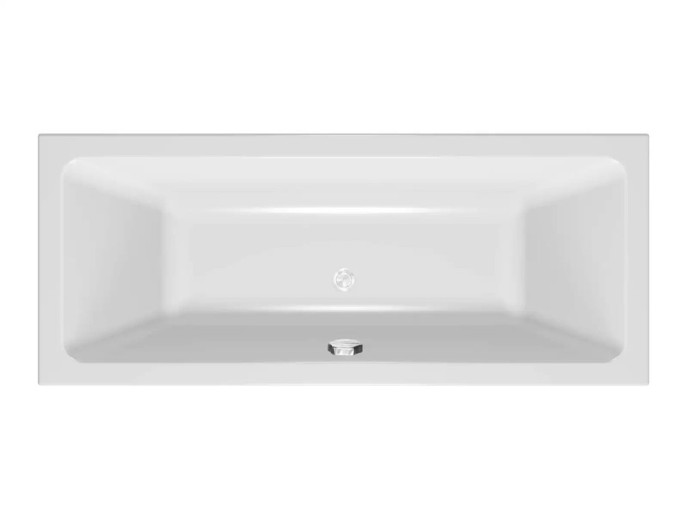 Ванна акрил прямоуг. Kolpa San ELEKTRA 180x80, (01, BASIS) (в комплекте с каркасом, со сливом)