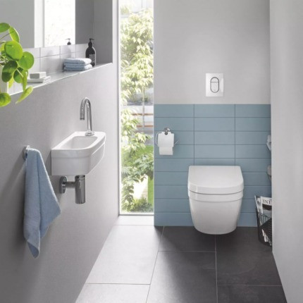 Унитаз Подвесной Безободковый Grohe Euro Ceramic 39206000 (Короткий)