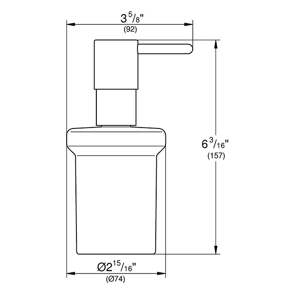 Дозатор жидкого мыла, хром Grohe Essentials 40394001