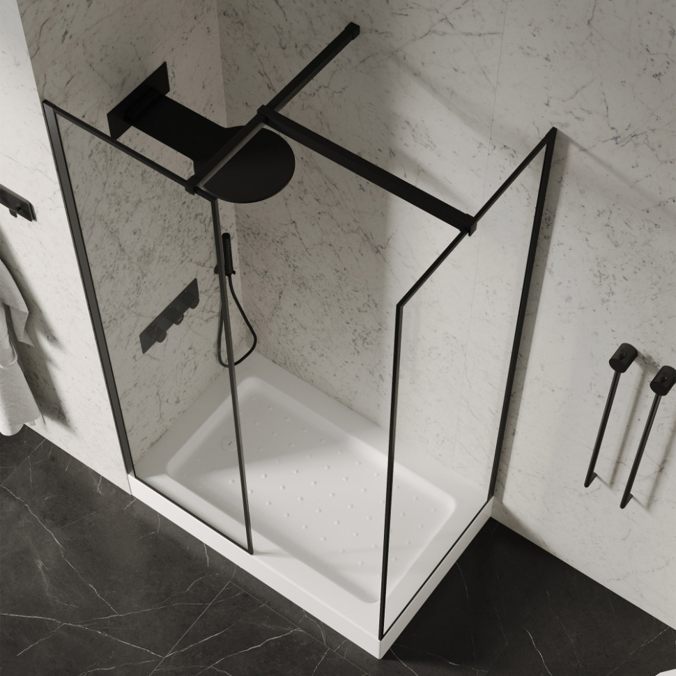 Душевой поддон ABBER AD3C139 130х90 прямоугольный, акриловый, белый