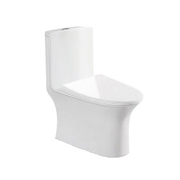 Унитаз монолитный SANITECO SA-28612 белый 710x390x770