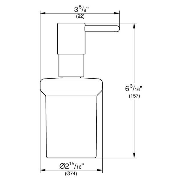 Дозатор жидкого мыла, холодный рассвет матовый Grohe Essentials 40394GN1