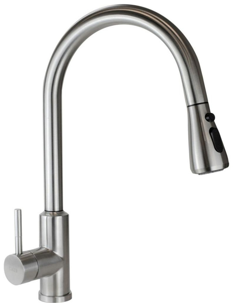 Смеситель для кухни, вытяжной излив, сенсорный, нержавеющая сталь ESKO TSS 519