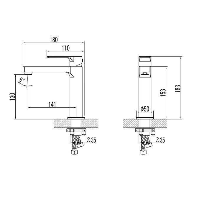 LM1537C Смеситель Lemark Plus Grace для раковины