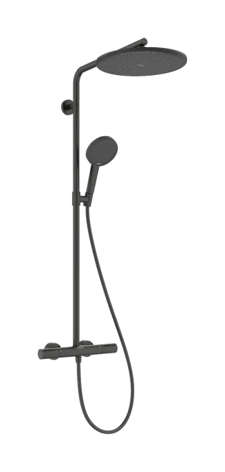 Душевая система с термостатом для душа, шлиф. черный хром Hansgrohe Raindance Alive S 24592340