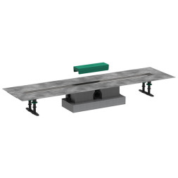 Трап линейный для пола 1000, со скрытой монтажной частью Hansgrohe uBox Universal 56026180