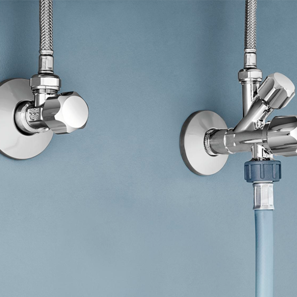 Вентиль угловой 1/2x3/8 для подключения смесителей, хром Grohe 22018000