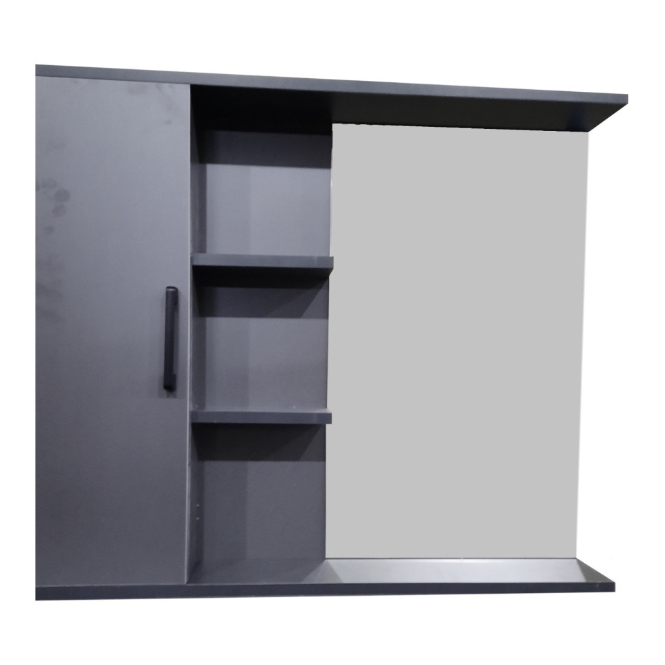 Шкаф-зеркало ORBITA-4 NEO 80*70 Графит