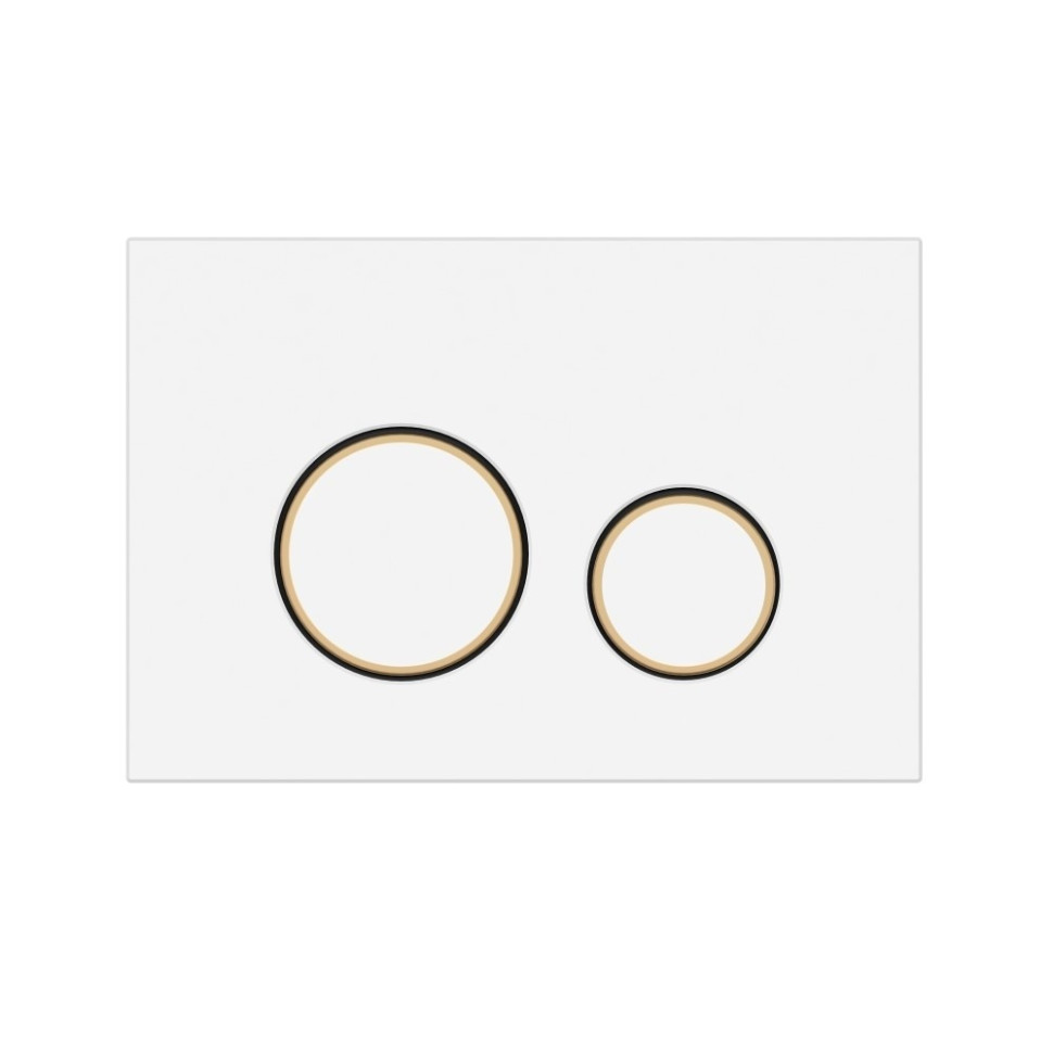 Кнопка TWINS для LINK PRO/VECTOR/LINK/HI-TEC пластик белый матовый с рамкой