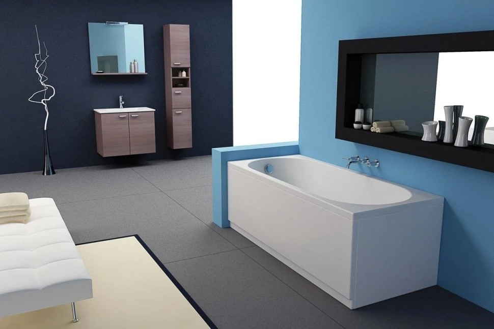 Ванна акриловая Kolpa San TAMIA 170x75 (1W28F)