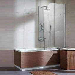 Шторка для ванны 800х1500, стекло, правая, хром Radaway Torrenta PNJ/R 201101-101NR