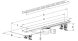 Трап линейный для душа Radaway 5R075F