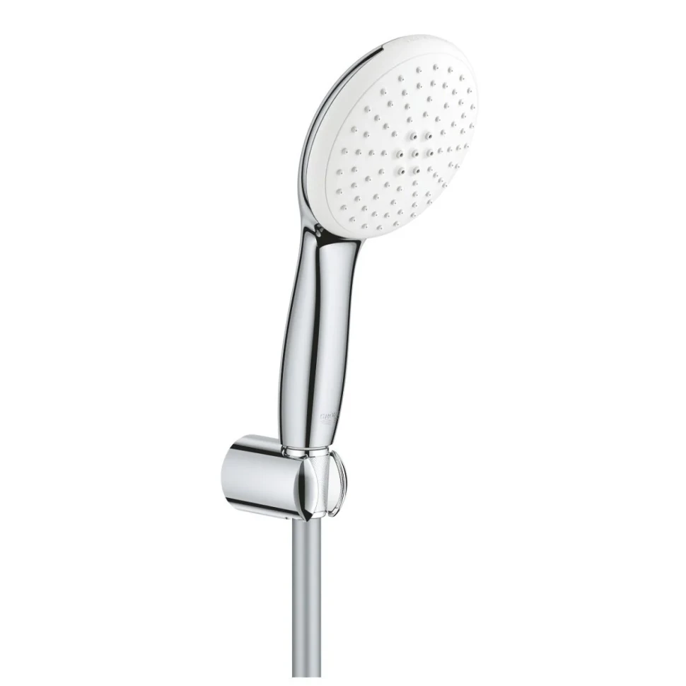 Ручной душ с держателем и шлангом, 2 вида струи, хром Grohe Tempesta 110 27799003