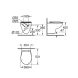 Комплект 4в1: Инсталляция 38772001, унитаз безободковый GROHE Bau Ceramic (32-68) 39351000/38772001