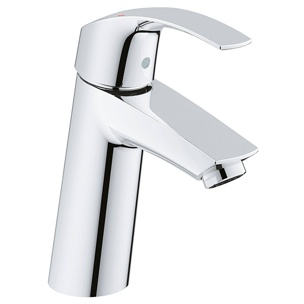 Смеситель для раковины, размер M, средний излив, хром Grohe Eurosmart 23324001