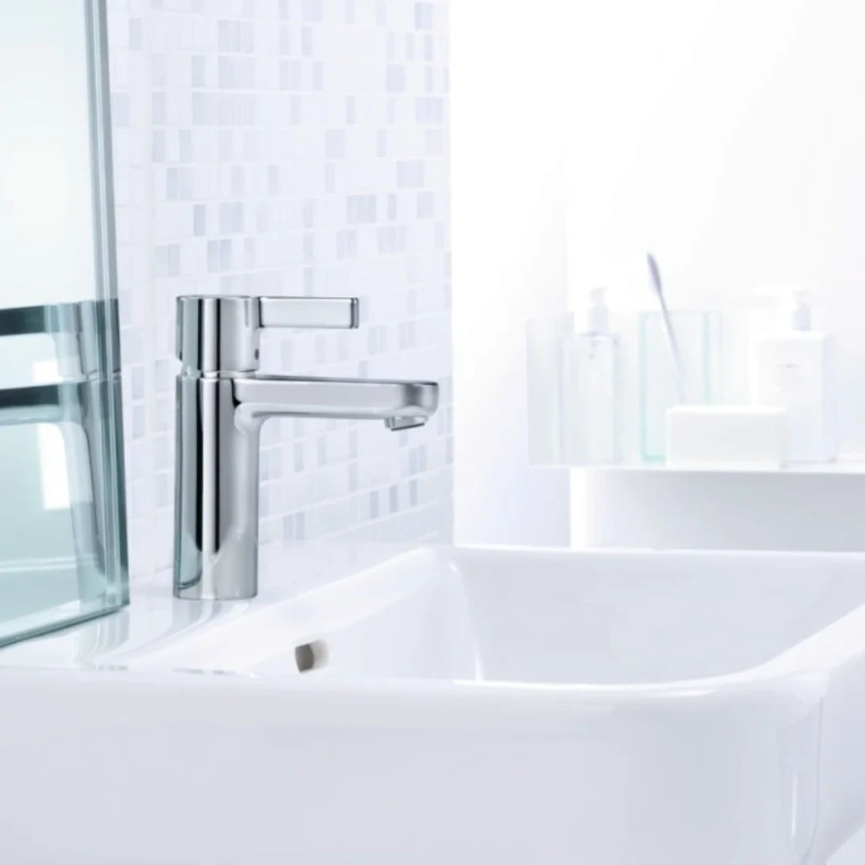 Смеситель для раковины 100, с донным клапаном, хром Hansgrohe Metris S 31060000