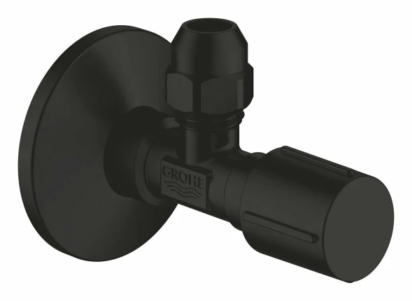 Вентиль угловой 1/2x3/8 для подключения смесителей, черный Grohe QuickFix 220732430