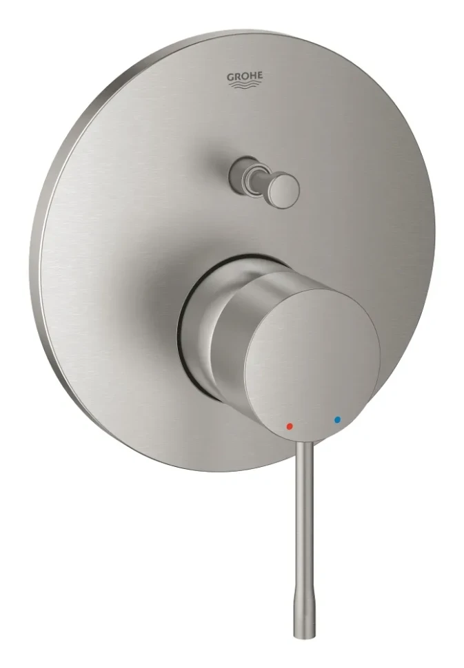 Душевая система GROHE Essence со смесителем для ванны, суперсталь (25287DC0)
