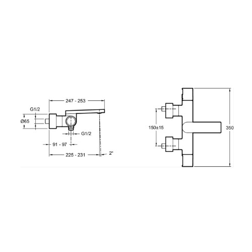 Термостат для ванны, титан Jacob Delafon Composed E73110-TT