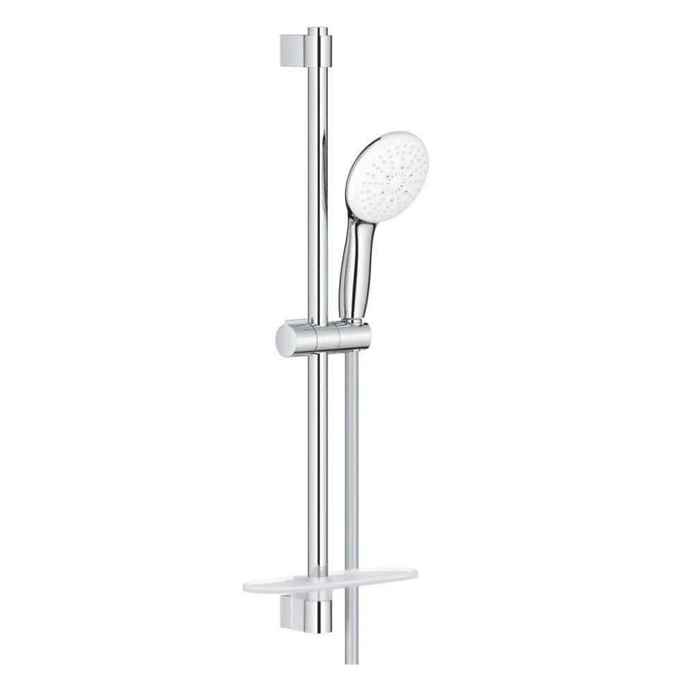 Душевой гарнитур 600, с полочкой, 3 вида струи, хром Grohe Tempesta 110 27927003