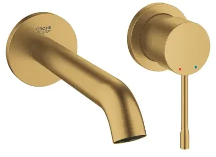 Смеситель для раковины на два отверстия GROHE Essence, размер M, холодный рассвет матовый (29192GN1)