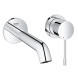 Внешняя часть смесителя для раковины GROHE Essence+ на 2 отверстия (вынос 183 мм), хром (19408001)