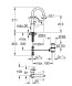 Смеситель однорычажный для раковины GROHE Start 23554001