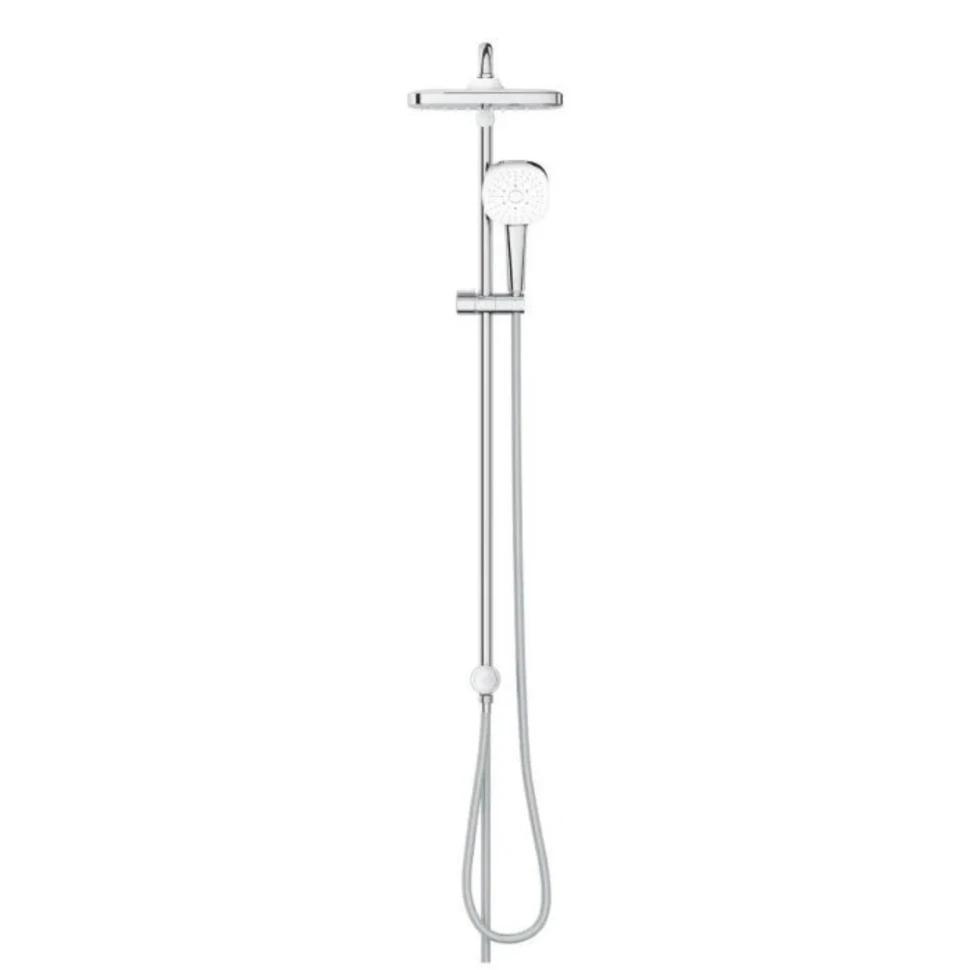 Душевая система GROHE Tempesta System 250 Cube наружного монтажа с переключателем, хром (26694001)