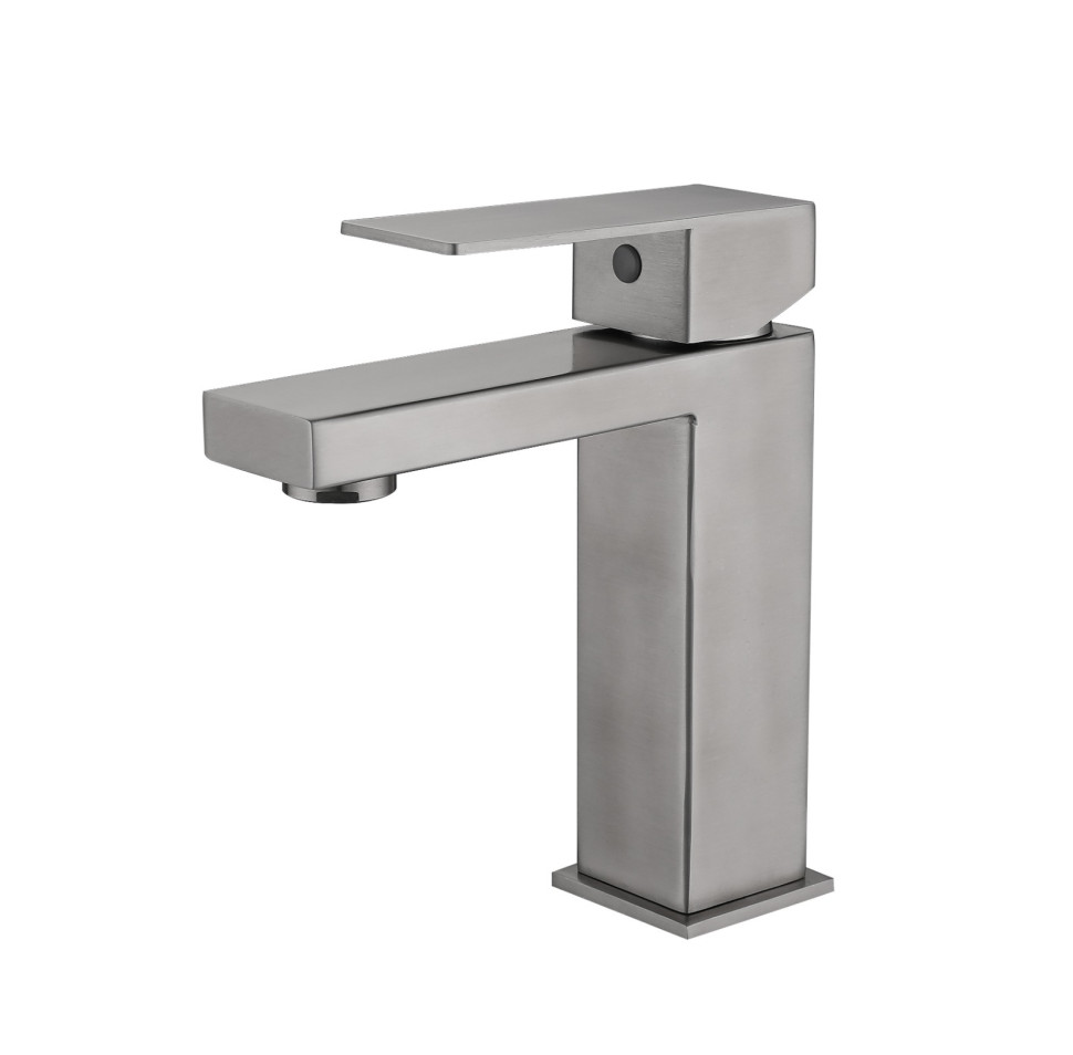 Смеситель для раковины HAIBA HB10803-2  сталь