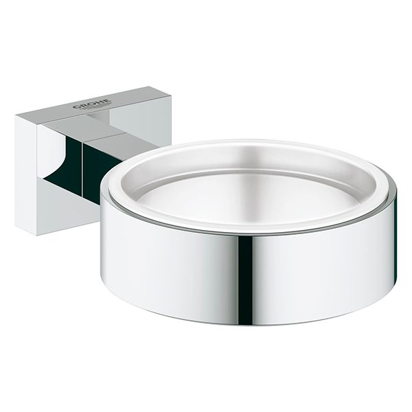 Держатель для стакана, мыльницы, дозатора жидкого мыла, хром Grohe Essentials Cube 40508001