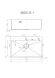 Мойка 450x700, одна чаша, нержавеющая сталь JOMOO 06235-9CZ-1