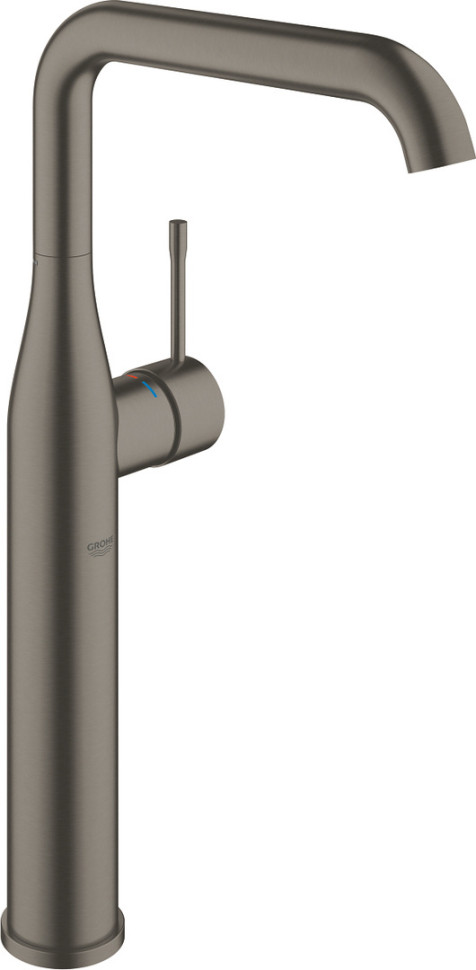 Смеситель однорычажный для отдельностоящей раковины Grohe Essence, размер XL, цвет Темный графит матовый (24170AL1)